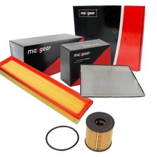 MAXGEAR POLLEN- LUFT- ÖL-FILTER PAKET passend für PEUGEOT 206 2A/C 206 CC 2D