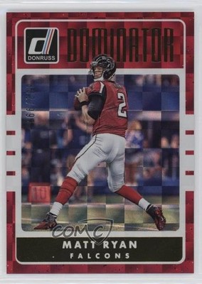 2016 Donruss Dominators 2/999 Matt Ryan #13 19x5