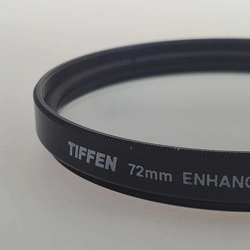 1990s Tiffen 72mm ENHANCING Filter Screw-in Camera Lens Made in USA - Image 3 of 4