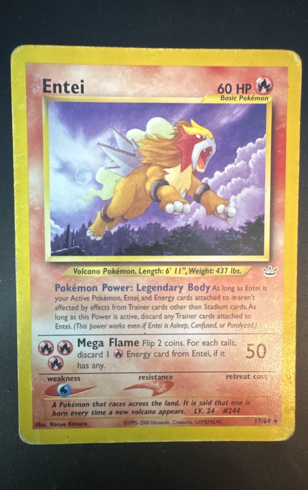 Entei 17/64 Neo Revelation Regular
