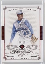 2015 National Treasures College Flawless Diamond Ruby 10/15 Matt Harvey #71 9pp