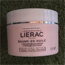 LIERAC Double Nettoyant Baume-en-Huile Visage Démaquillant 120 g