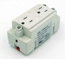ABB 1SNA892461R1500 DIN Rail Mounted Double Receptacle Outlet