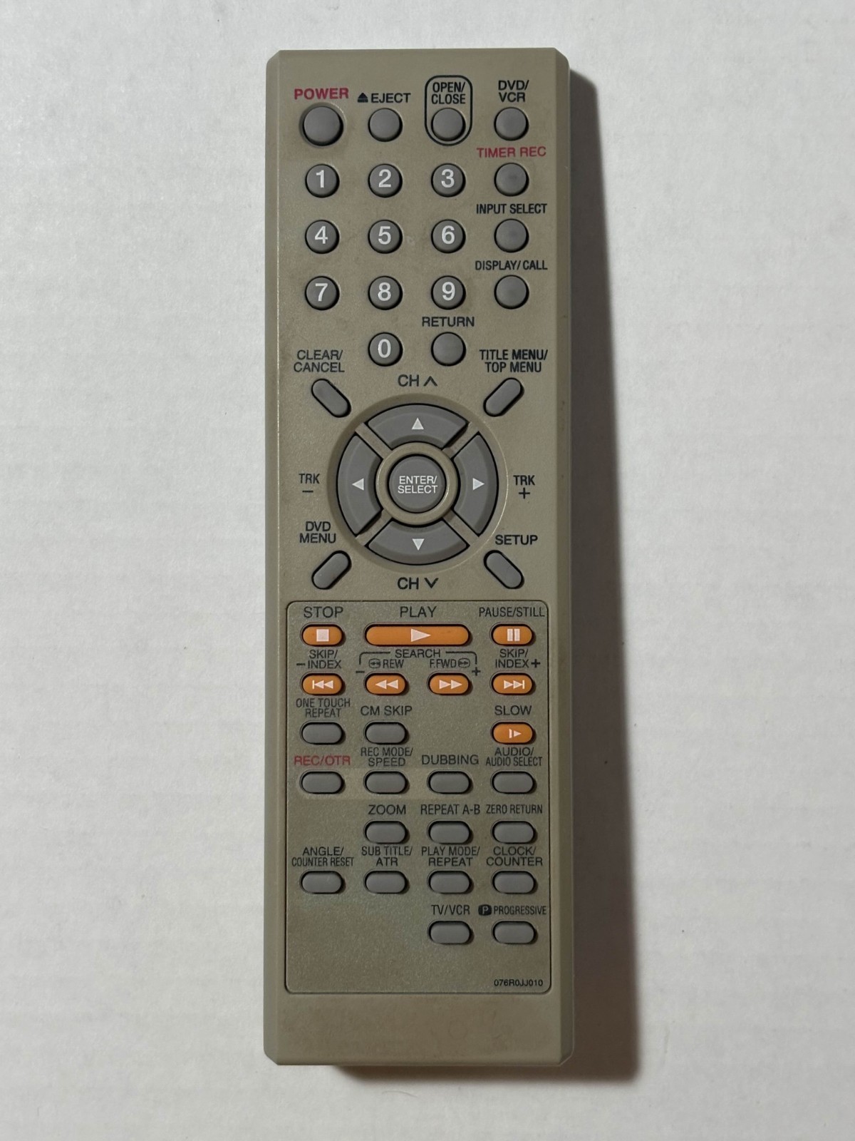 Genuine Orion DVD VCR Remote Control 076R0JJ01A