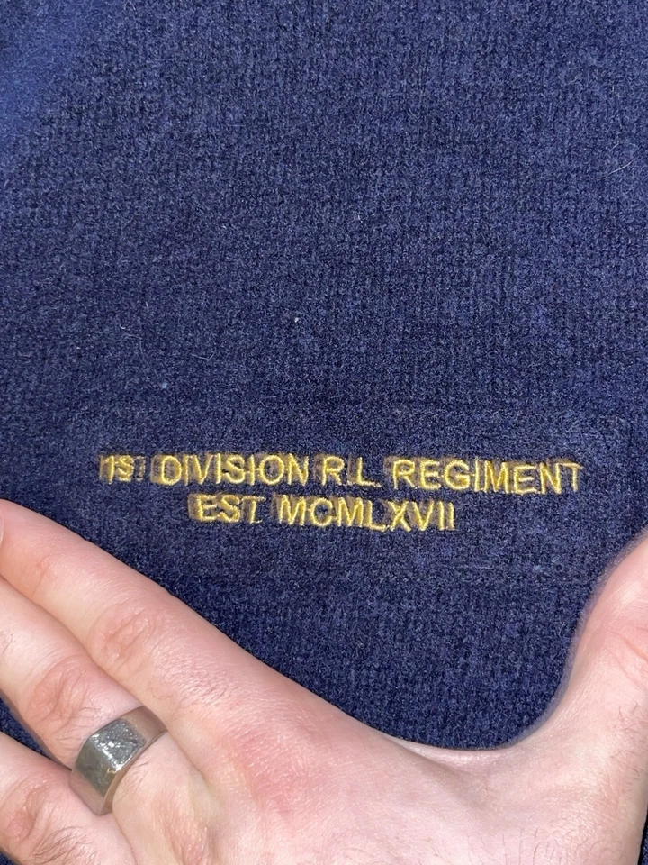 Sudadera Abrigo Deportivo Vintage Polo Ralph Lauren Lana Foto 4 de 4