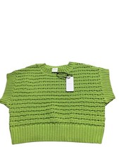 Varley New With Tag Green Knit Golf Short sleeve