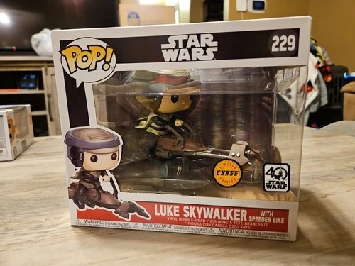 Funko POP Luke Skywalker with Speeder Bike #229 Chase Limited Edition Star Wars