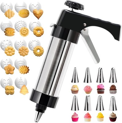Profi Kekspresse Gastronomie Gebäck Spritze Plätzchen Backen Presse Edelstahl DE