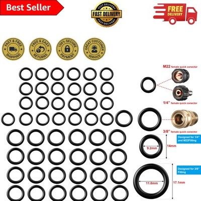 Complete O-Ring Replacement Kit (50 Pieces) for All Your Pressure Washer Needs