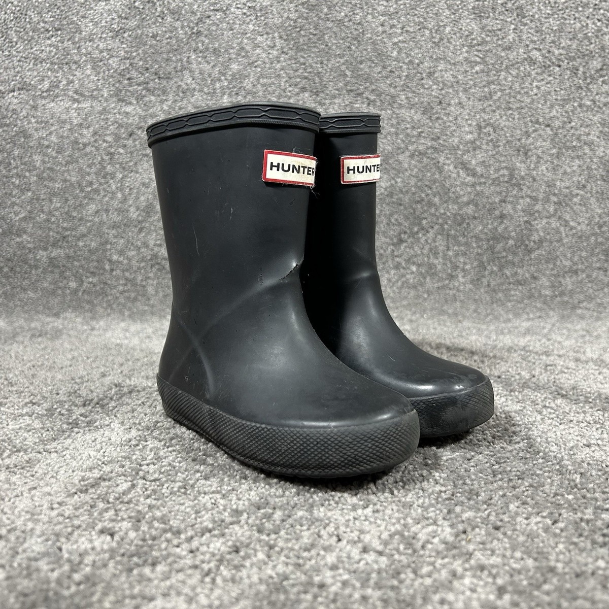 HUNTER Men\'s Original Short Waterproof‎ Rain Boot, Rubber Black, Size 13, NWT HUNTER Original Short Waterproof Rain Boot, Rubber‎ Black  main image 2