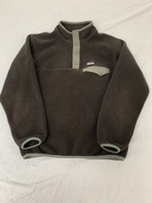 Patagonia Synchilla Lightweight Snap-T Pullover Sweater Kid s size L 12 
