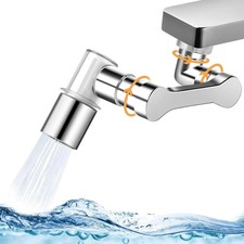 Kitchen Faucet Extender With Filter 2 Modes Metal Universal Swivel Bubbler Nozzl