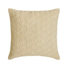 Beige Linen Linen  Cord Throw Pillow Cover - Leanna