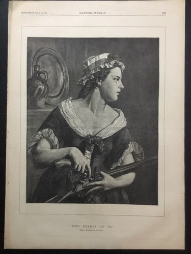 Spirit of ‘76 (1881) Woman Patriot w a Gun