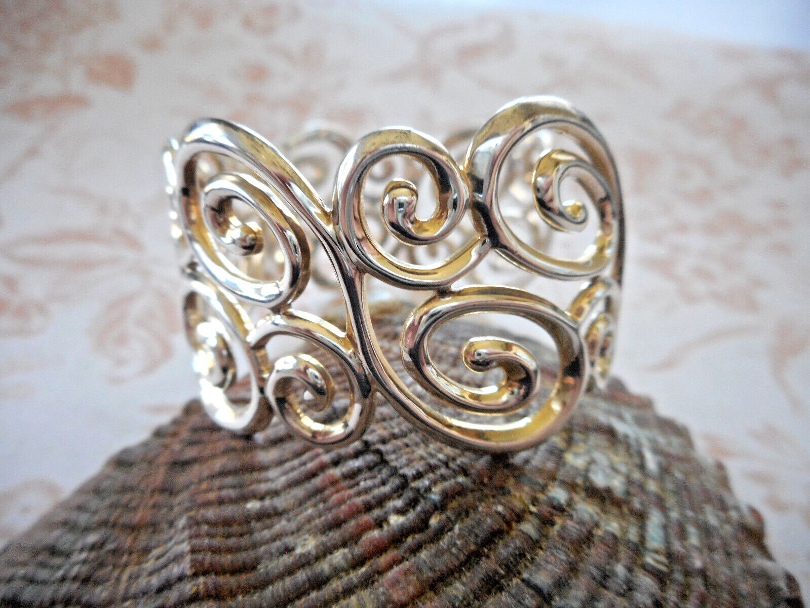 Ross Simons Sterling Silver Open Scroll Cuff Brac… - image 2