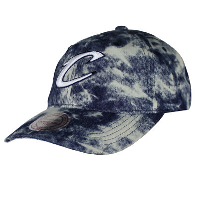 CLEVELAND CAVALIERS Basecap Jeans-Look Snapback Mütze Cap blau Mitchell & Ness