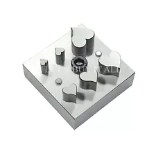 Tangled/Whimsical Heart Disc Cutter Set of 6 Punches - Jewelry Making Tool Dies