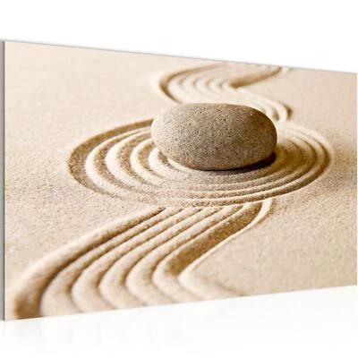Wandbilder Wohnzimmer XXL Feng Shui Steine Moderne Bilder Zen Spa - Bild 1 von 4