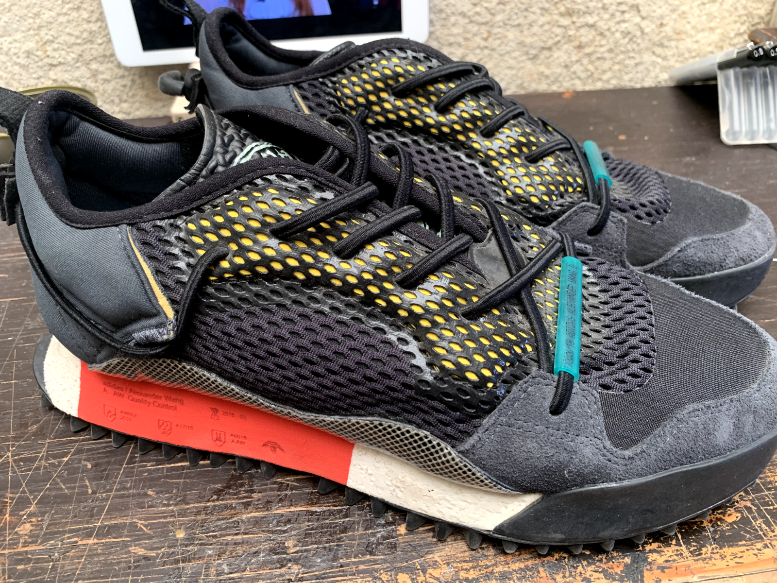 Size 9 - adidas Alexander Wang x Reissue Run Core Black for sale 