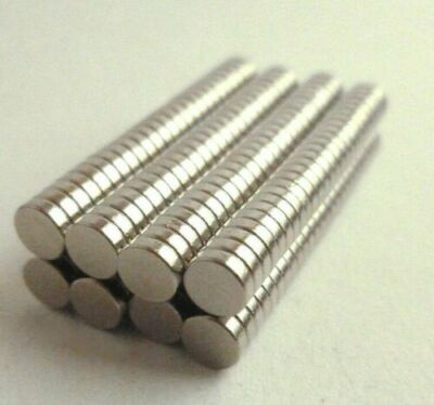 Neodymium Magnets 1 In 100 Rare Earth Neodymium Magnets – Strong 3mm X 2mm Disc Magnets For DIY & Crafts Neodymium Disc Magnets - Foto 9