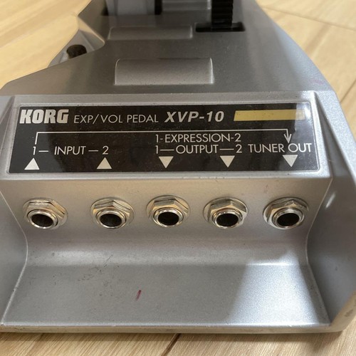 Korg XVP-10 Expression Pedal Volume Pedal footstool silver JP - Picture 2 of 3