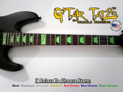 JEM LP Pyramid Guitar/Bass Decal Sticker Inlay - 9 colors(TWO Pack) Mix or Match