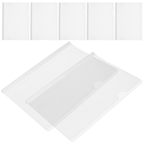 10pcs File Organizers File Folders with Sliding Rods Transparent Report Covers - Picture 2 of 12