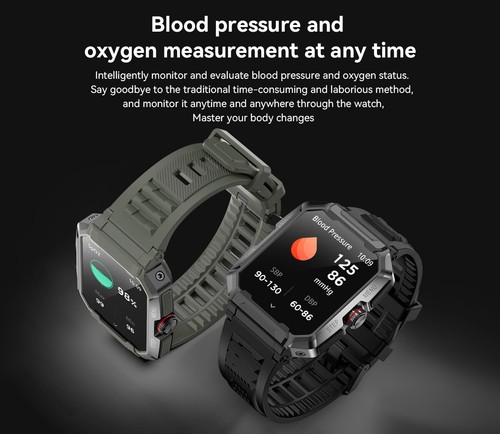 Smart Watch 1.85" Men Outdoor Sports Fitness Tracker Bluetooth Call Smartwatch - 第 6/15 張圖片