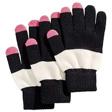 MSRP 35 INC International Concepts Inc Pair 1 Tech Glove Set Black One Size