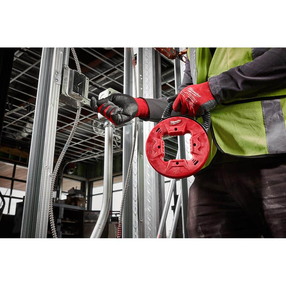 240 ft. x 1/8 in. steel fish tape milwaukee wire puller cable pulling