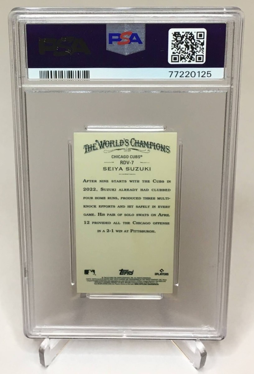2022 Topps Allen Ginter Chrome Seiya Suzuki RC Rookie Design Var 