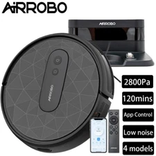 AIRROBO Robot Vacuum Cleaner Self-Charging 2800Pa Suction 120mins Runtime APP