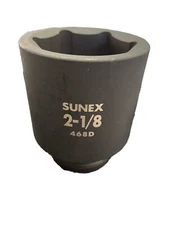 Sunex 468D 2-1/8" 3/4" Drive 6 Point Deep Impact Socket Standard Tools 6pt SAE