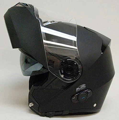 TORC - TB27 Modular Motorcycle Helmet w/ Bluetooth Flat Black  Large  TT27B15:24 - Image 2 of 4