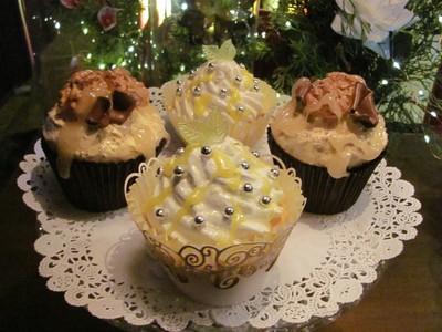 FAKE CAKES KÜNSTLICHE WALNUSS KAFFEE SCHOKOLADE TOFFEE, ZITRONE NIESELREGEN CUPCAKES 46