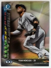 Yoan Moncada 2017 Bowman Chrome Top 100 RC #BTP-1 - Chicago White Sox