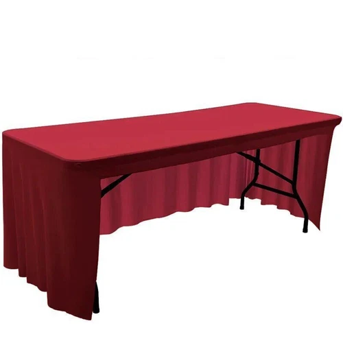 Home Table Cloth Banquet Decoration Skirt 4/5/6/8FT Spandex Elastic Fabric - Picture 20 of 44