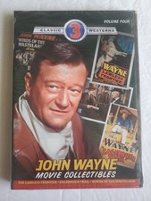 John Wayne Movie Collectibles 3 Films Volume 4  DVD Brand New 