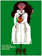 799.Mas bella con Guayabera Art Decor POSTER.Graphics to decorate home office.