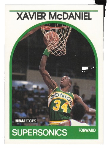 NBA 80sセルティックス　カード（14枚セット） 1989 NBA Hoops # 70 Xavier (X-Man) McDaniel-Seattle Supersonics | eBay