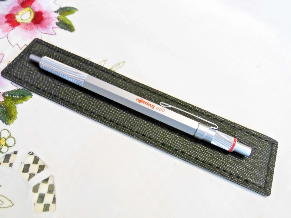 rOtring 600 Druck-Kugelschreiber NEU! + sehrgut,  im Einstecketui + org. Karton - Bild 2 von 4