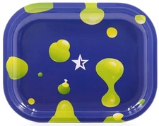 Famous Brandz Metal ROLLING Tray ROLLING Paper MAKER Premium SMALL *USA*