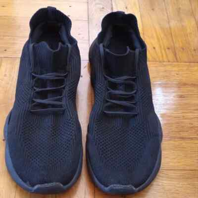 Feethit Women's Black Lightweight Walking Shoes Slip On