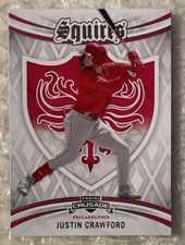 2024 Panini Crusade #11 Justin Crawford SQUIRES ROOKIE PROSPECT