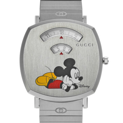 【pinoo】GUCCI ミッキーマウス 腕時計 Gucci Grip Disney Mickey Mouse Collab Stainless Steel Watch
