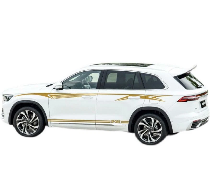 For Honda CRV Car Stickers Side Skirt Stripes Vinyl Wraps 2 X Waist Line Decal - Image 3 of 4