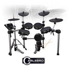 Carlsbro Csd600 - Electric Drum Set With Quiet Mesh Electronic Pads, Usb Midi