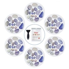 Non Slip Bathtub Stickers, 10 PCS Large Cobblestone Adhesive Anti Slip Decal ...
