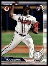 2019 Bowman Touki Toussaint Rookie Atlanta Braves #19