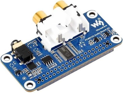 Waveshare PCM5122 HIFI I2S DAC Audio Board For Raspberry Pi Based On 40PIN GPIO